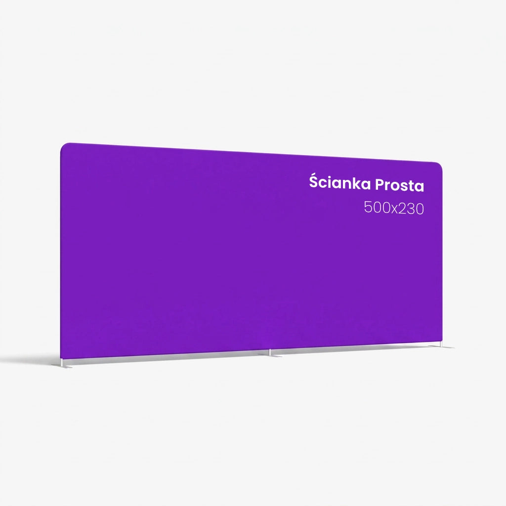 Ścianka Reklamowa Prosta 500 x 230cm