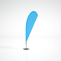 Teardrop beach flag