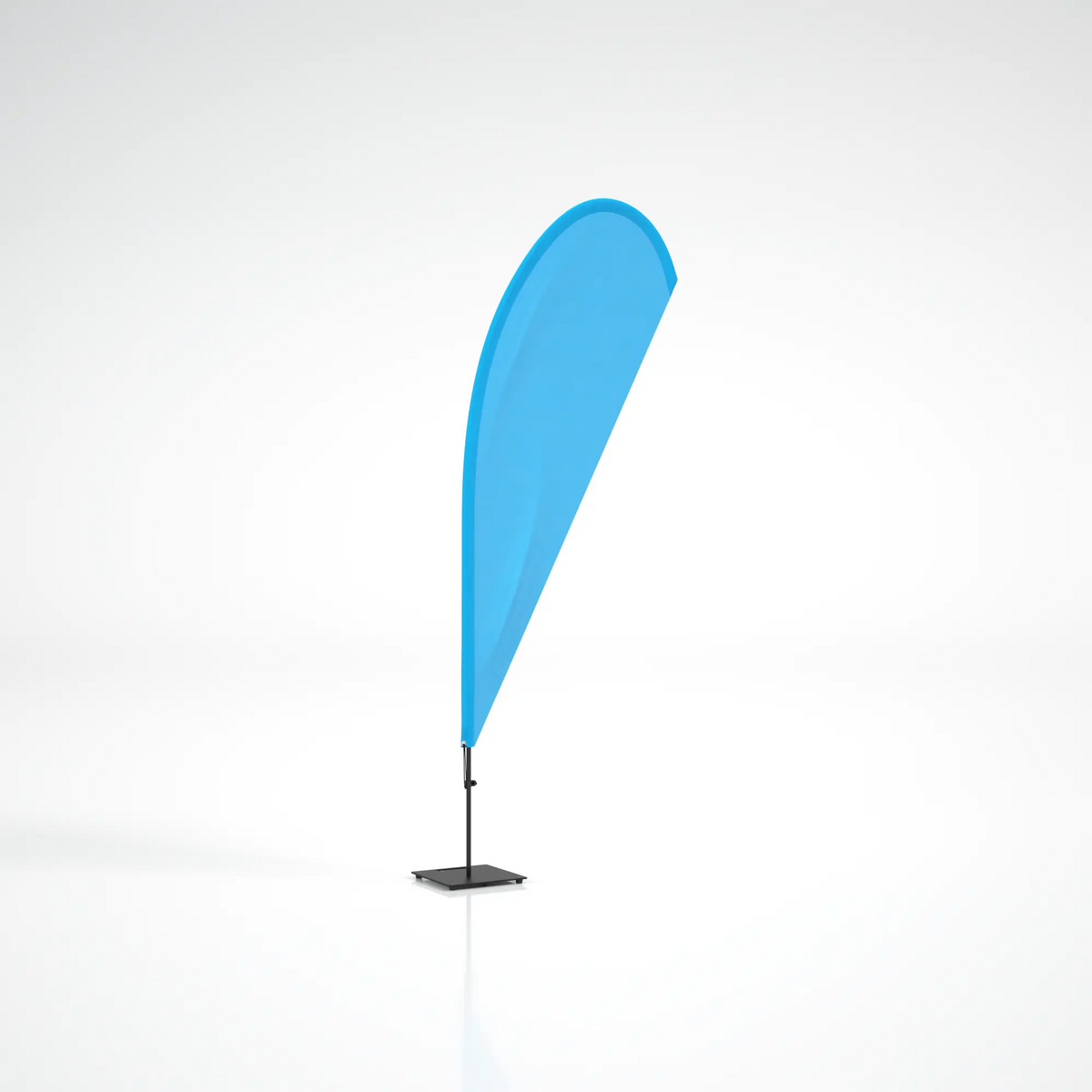 Teardrop beach flag