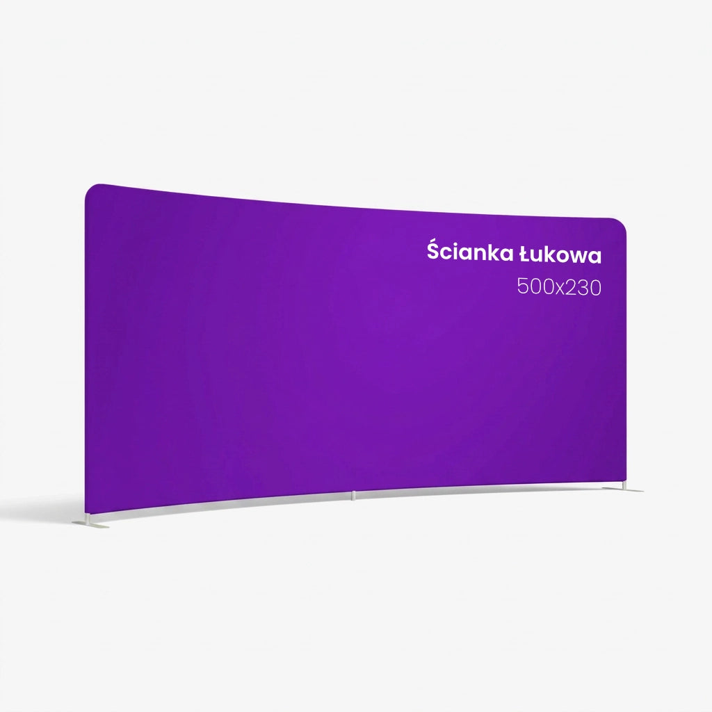 Curved Promotional Wall 500 x 230cm